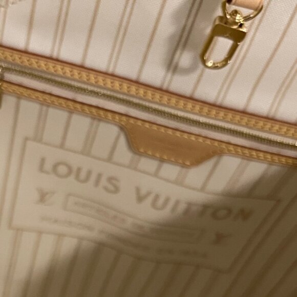 LOUIS VUITTON Neverfull GM Damier Azur (EUC) - Picture 6 of 10